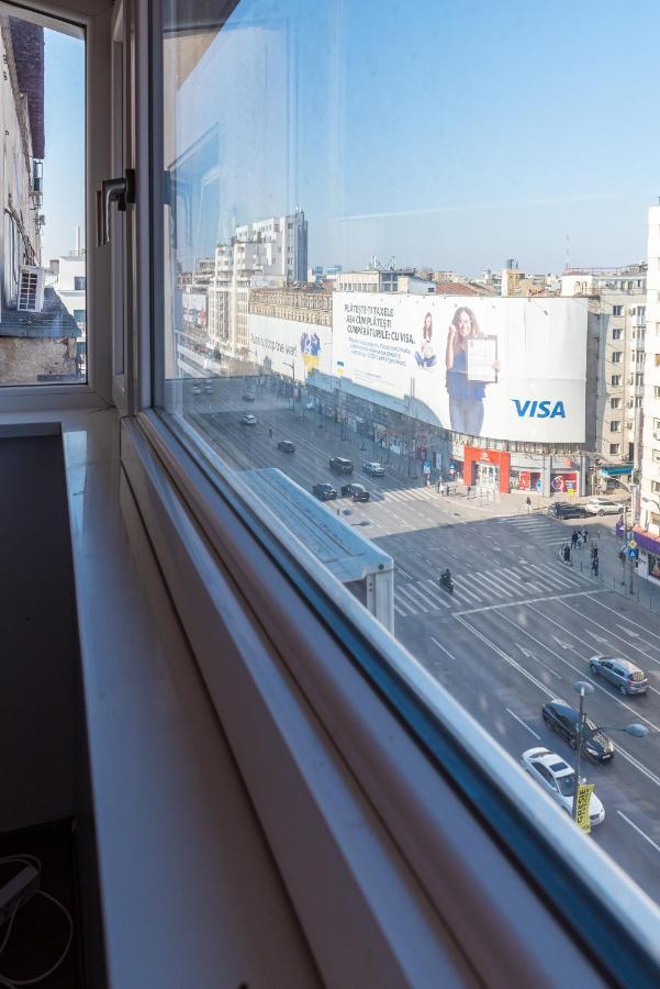 Chic 2-Room Apartment In The Heart Of Bucharest With Amazing View Exterior foto